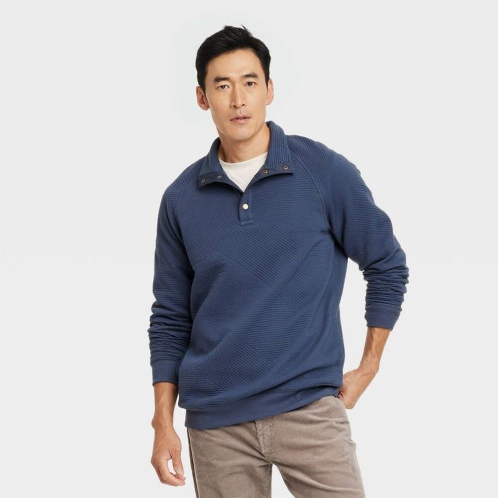 Goodfellow & Co Blue Pullover Sweatshirt